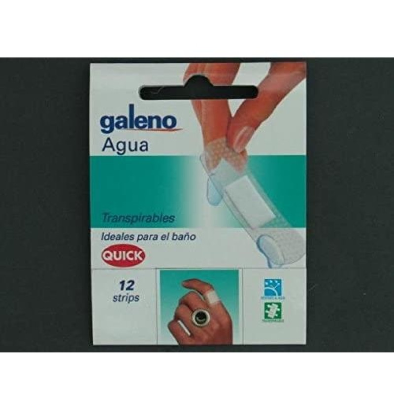 Galeno Agua - Aposito Adhesivo (trasp 72 X 19 mm 12 U) - Martinez Llenas