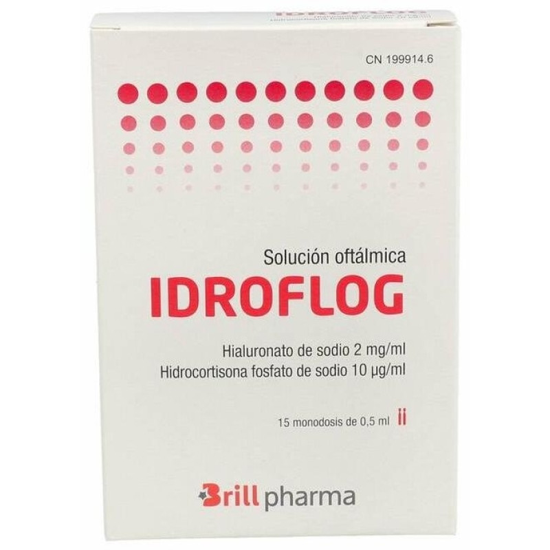 Brill Pharma Idroflog Solución Oftálmica, 0,5 Ml X 15 Monodosis