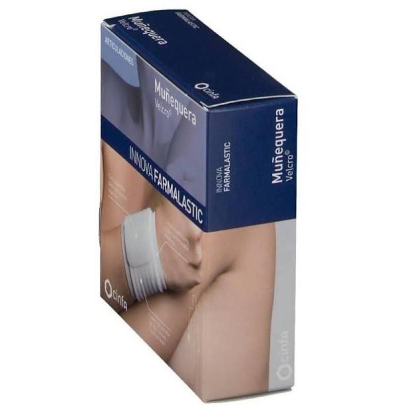 Muñequera - Farmalastic Innova Velcro (1 Unidad Talla Pequeña/mediana Color Beige) - Cinfa S a