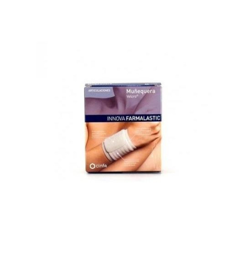 Muñequera - Farmalastic Innova Velcro (1 Unidad Talla Pequeña/mediana Color Beige) - Cinfa S a