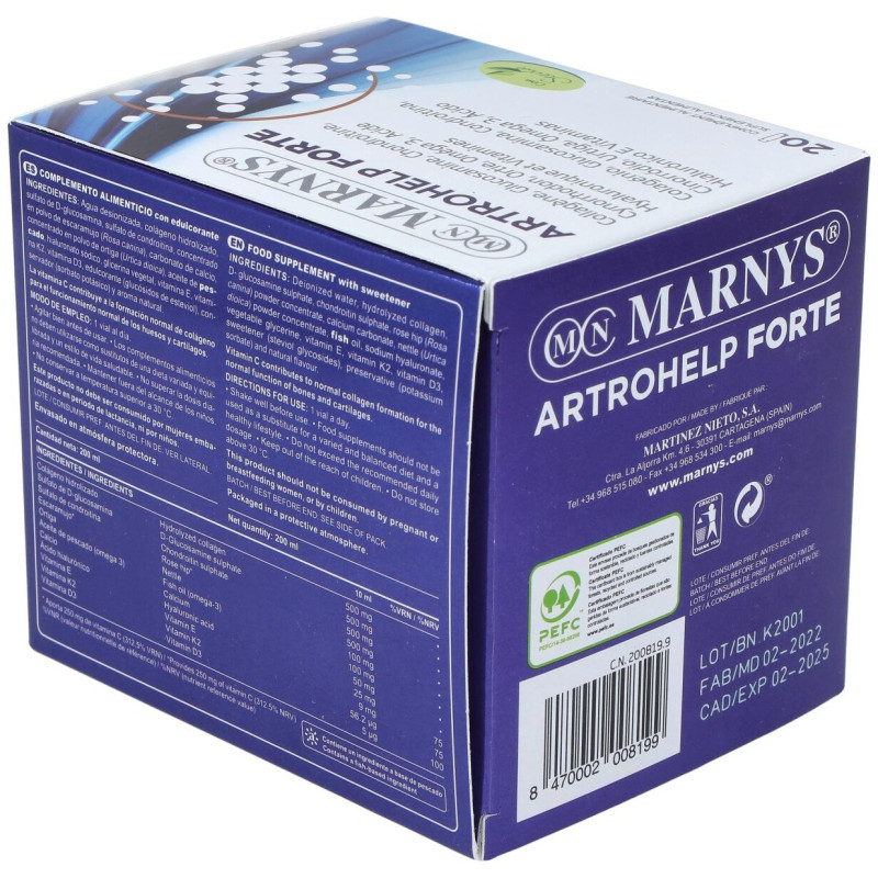 Arthrohelp, Suplemento Articular en Viales Bebibles - Marnys