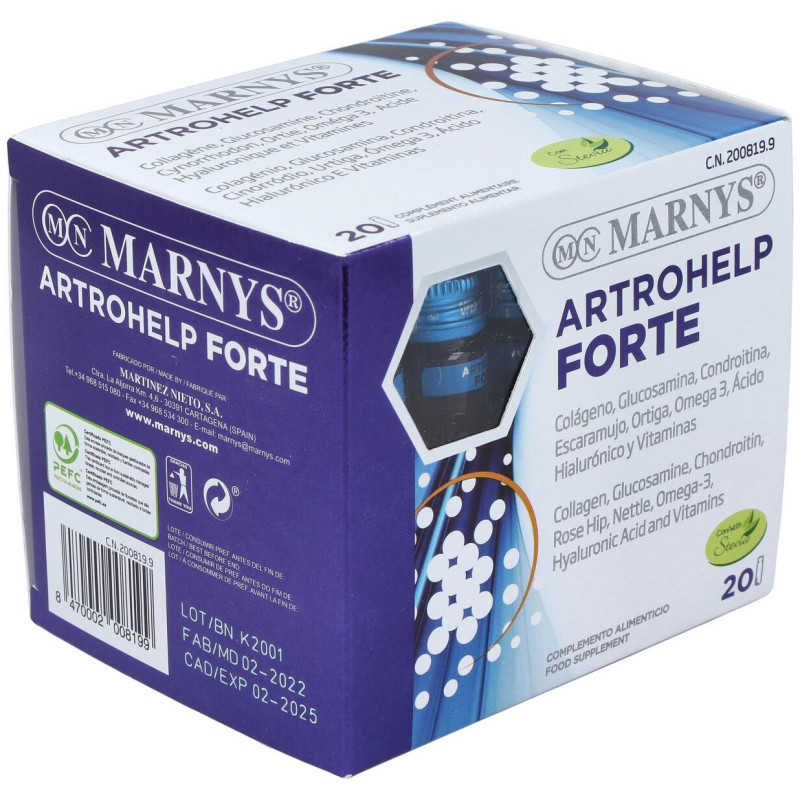 Arthrohelp, Suplemento Articular en Viales Bebibles - Marnys