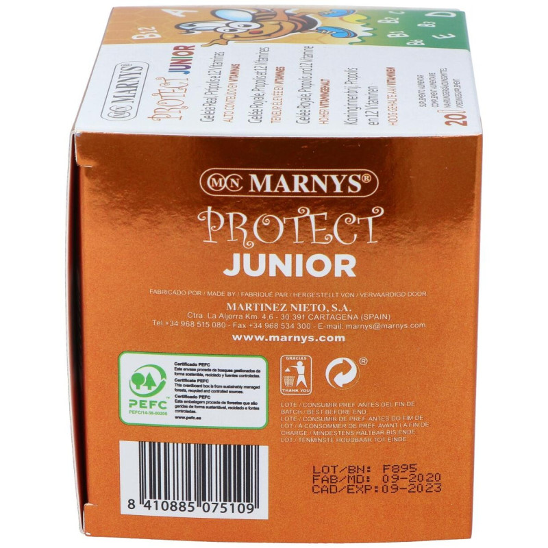 Protect Junior Suplemento Infantil con Jalea Real en Viales - Marnys