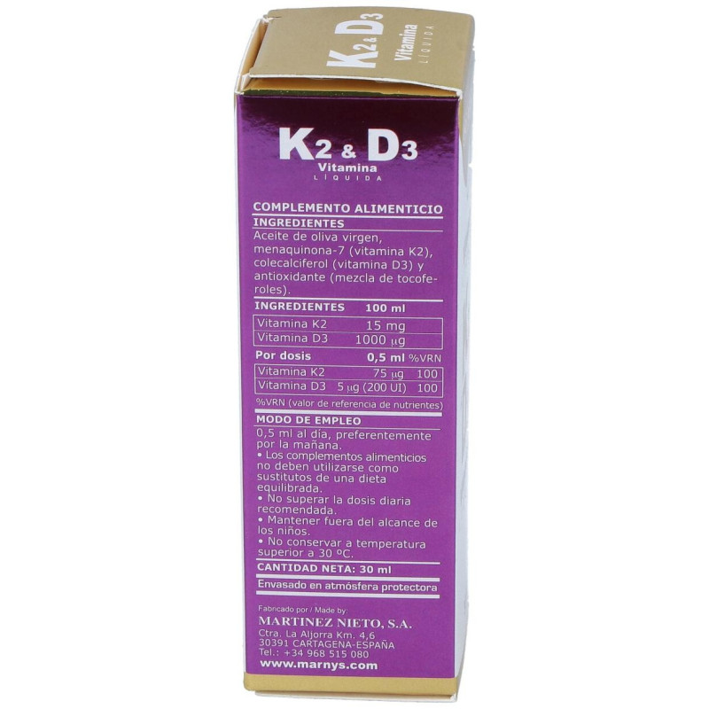 Vitamina K2+d3 30ml - Marnys