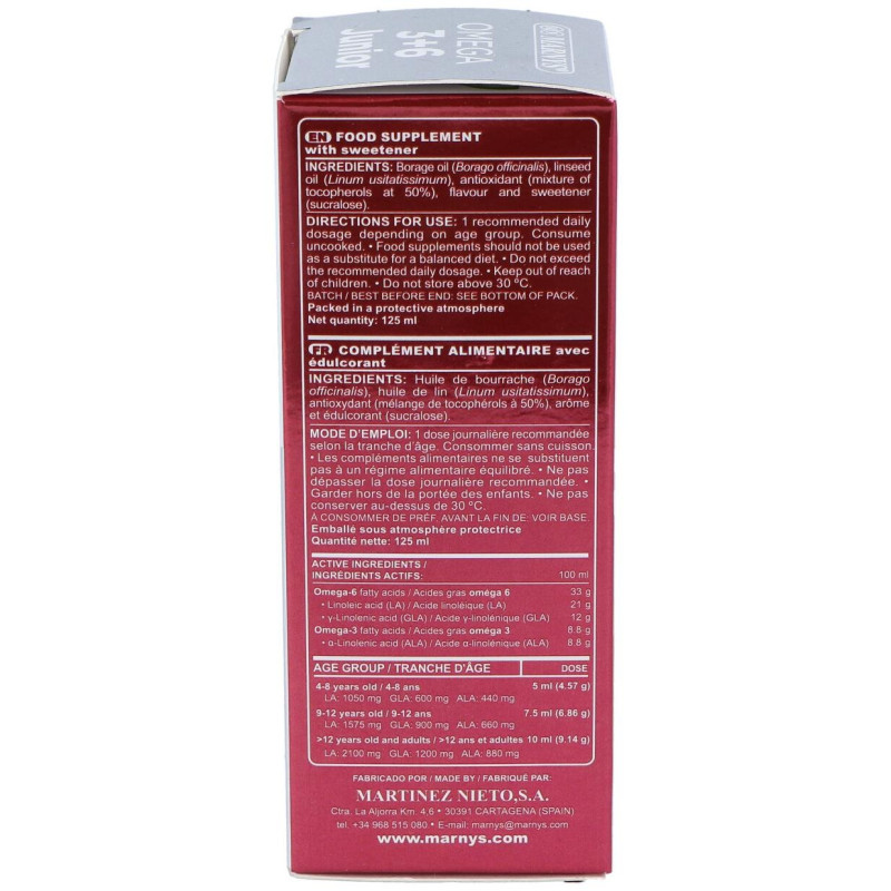 Omega 3 Y 6 Junior Jarabe 125Ml.