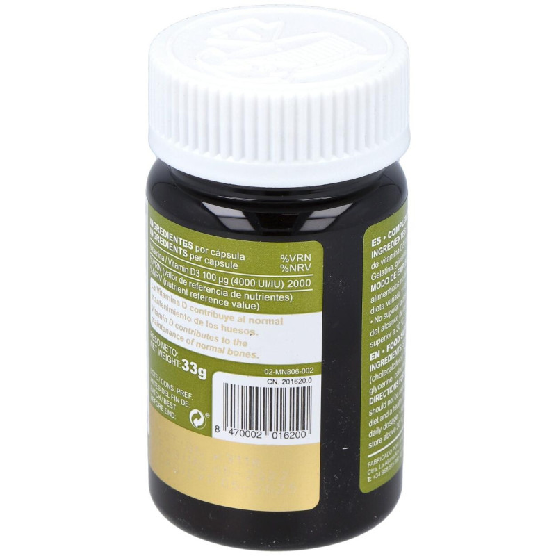 Vitahelp Vitamina D 4000 Ui en Cápsulas - Marnys