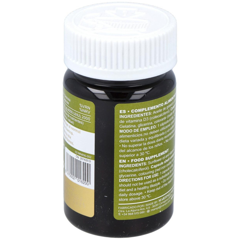 Vitahelp Vitamina D 4000 Ui en Cápsulas - Marnys