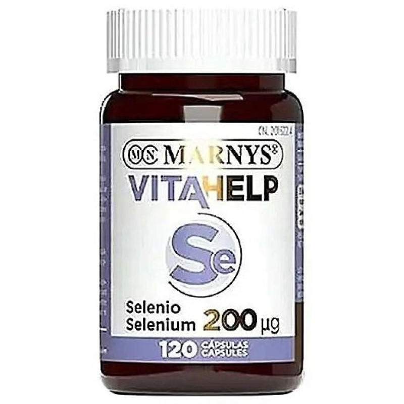 Selenio 200mg Línea Vitahelp 120caps - Marnys