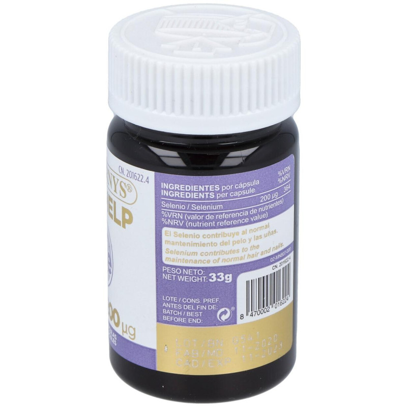 Selenio 200mg Línea Vitahelp 120caps - Marnys