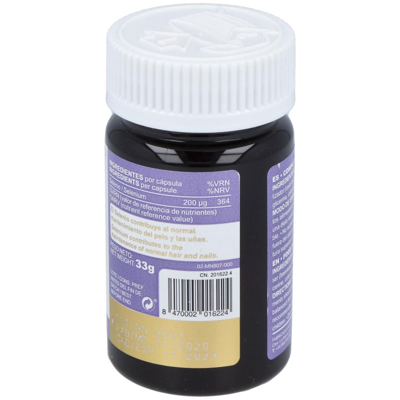 Selenio 200mg Línea Vitahelp 120caps - Marnys