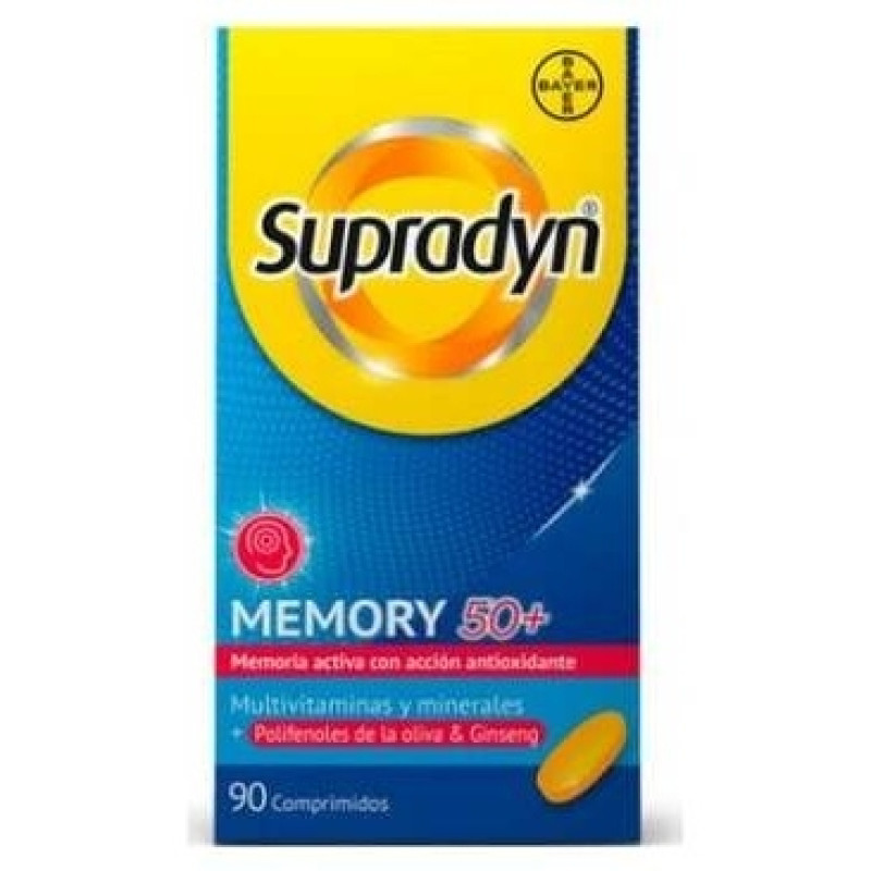 Supradyn Memory 50+, 90 Comprimidos - Bayer