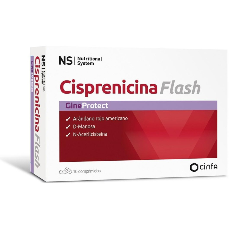 N+s Gineprotect Cisprenicina Flash 10 Comprimidos - Ns