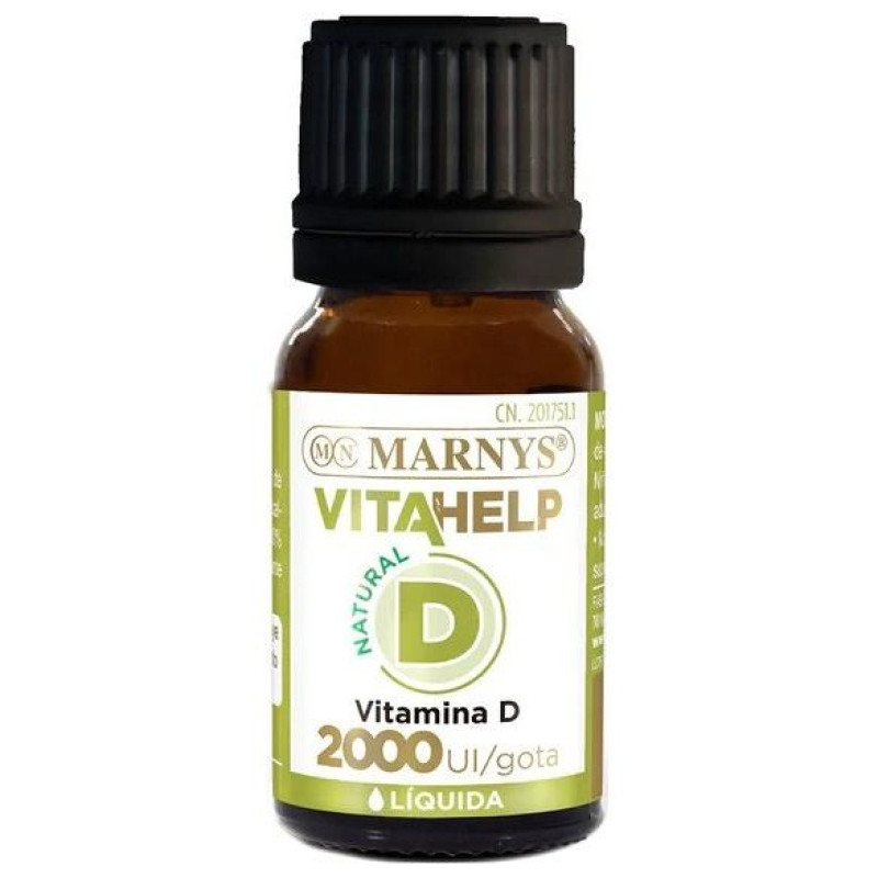 Vitamina D 2000ui Líquida Línea Vitahelp 10ml - Marnys