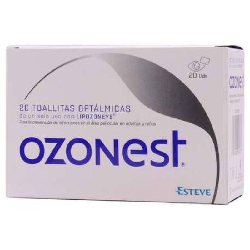 Toallitas Oftálmicas, 20 Unidades - Ozonest