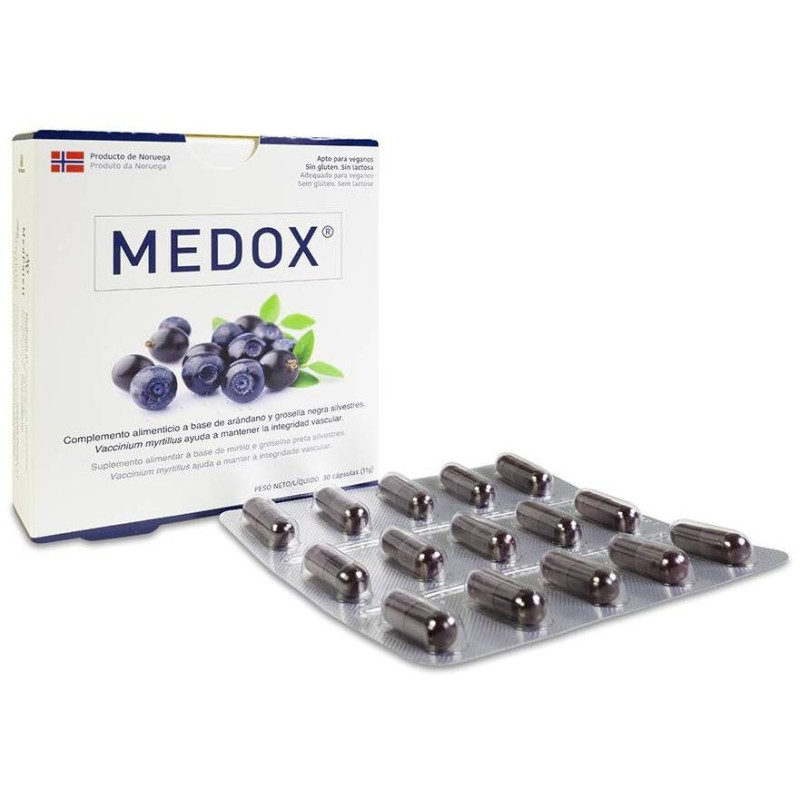 Adventia Medox Dearándano y Grosella Negra 30 Cápsulas - Medox