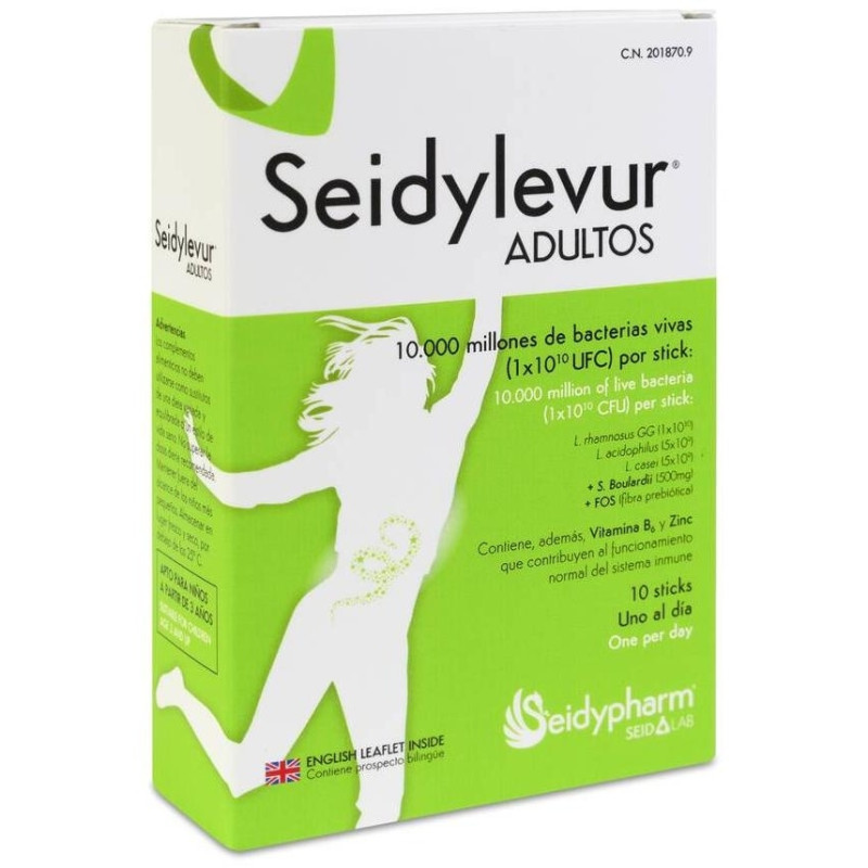 Seidylevur Adultos 3,7 g 10 Sticks - Seid