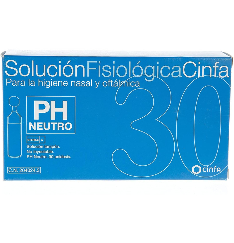 Cinfa Solución Fisiologica (monodosis 5 ml 30 U) - Cinfa S a