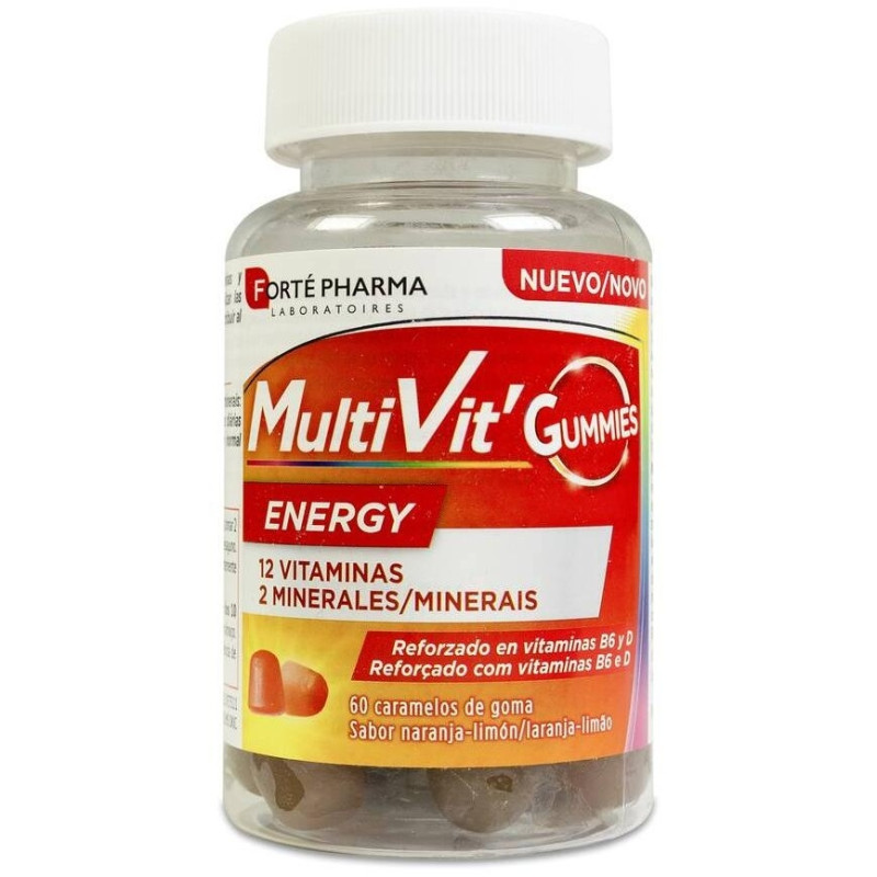 Forte Pharma Multivit Gummies Energie 60uds - Sin Marca