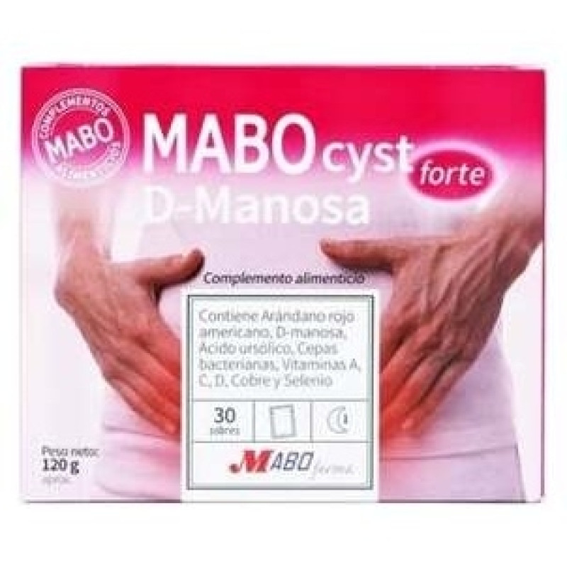 Cyst Forte D - Manosa para el Aparato Urinario en Sobres - Mabo