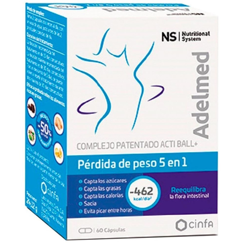 Ns Adelmed Cápsulas Saciantes 60 Unidades - Cinfa