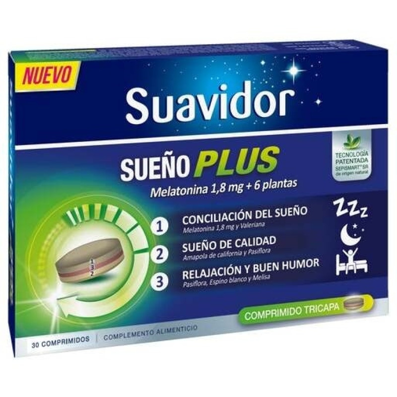 Suavidor Sueño Plus 30 Comprimidos - Urgo