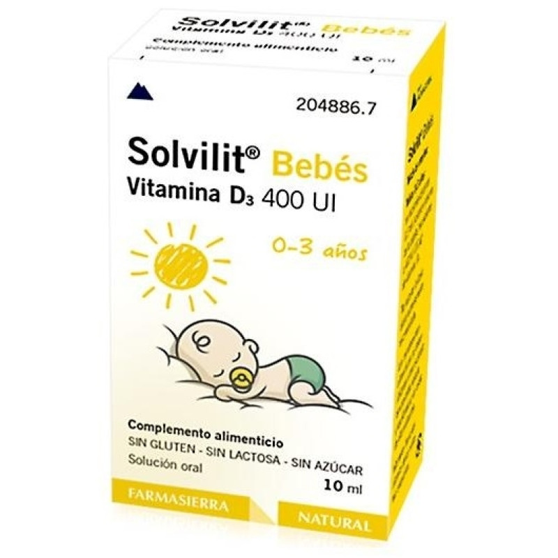Solvilit Bebés Vitamina D3 400 10ml - Farmasierra