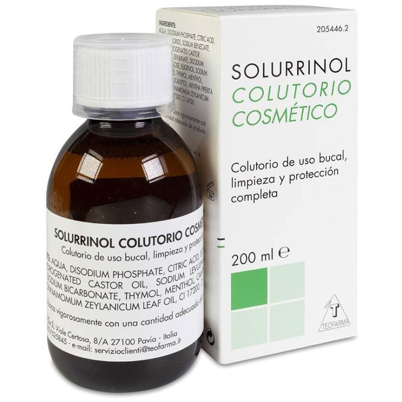 Teofarma Solurrinol Colutorio Cosmético 200ml - Solurrinol