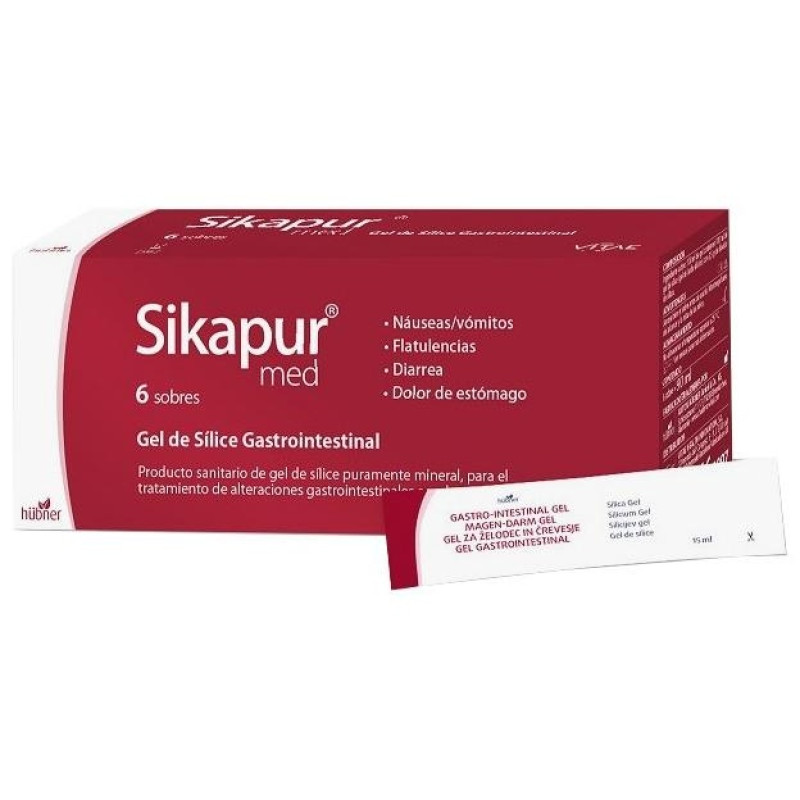 Sikapur Med Gel de Sílice Gastrointestinal 6 Sticks - Vitae