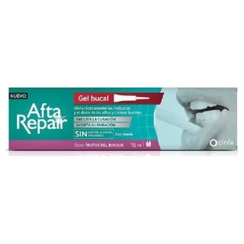Afta Repair Gel Bucal con Sabor a Frutos del Bosque 15ml - Cinfa