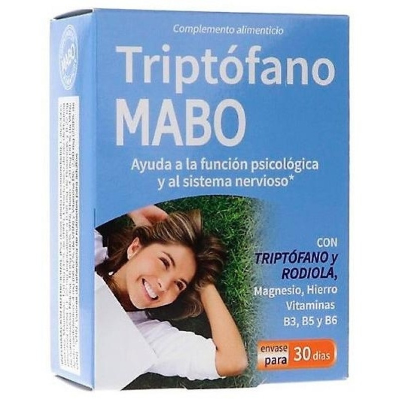 Mabo Triptófano Mabo para el Bienestar Mental 60 Cápsulas - Sabrina Azzi
