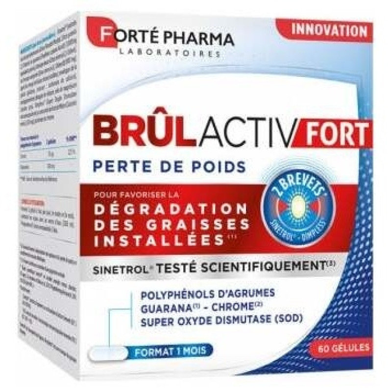 Bruactiv Fort Reductor Grasa Acumulada 60 Cápsulas - Forte Pharma