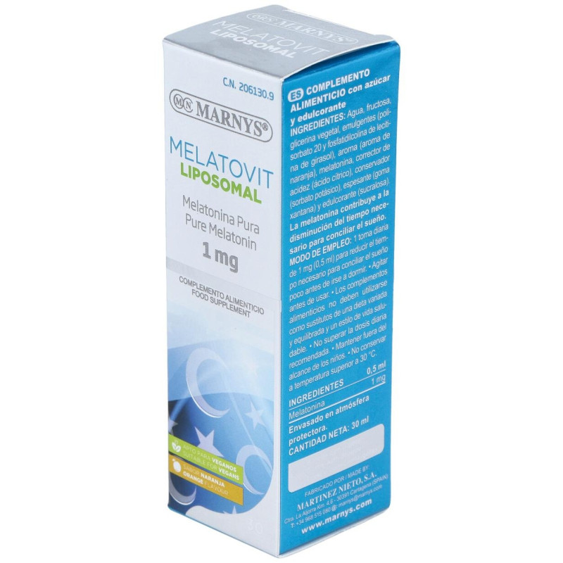 Melatovit Liposomal Melatonina Liposomada 30ml - Marnys