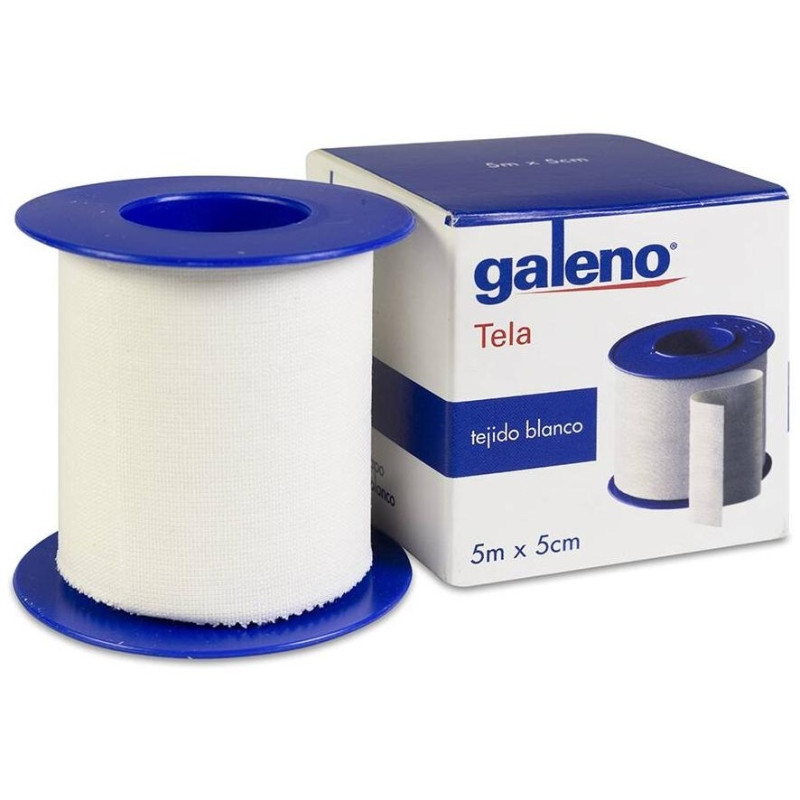 Esparadrapo Tela Blanco 5 M X 5 Cm, 1 Unidad - Galeno