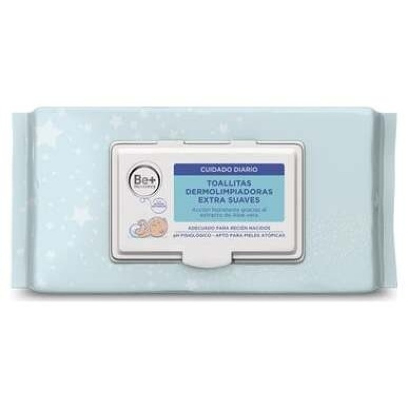 Be+ Med Toallitas Dermolimpiadoras Extra Suaves 72u - Be+