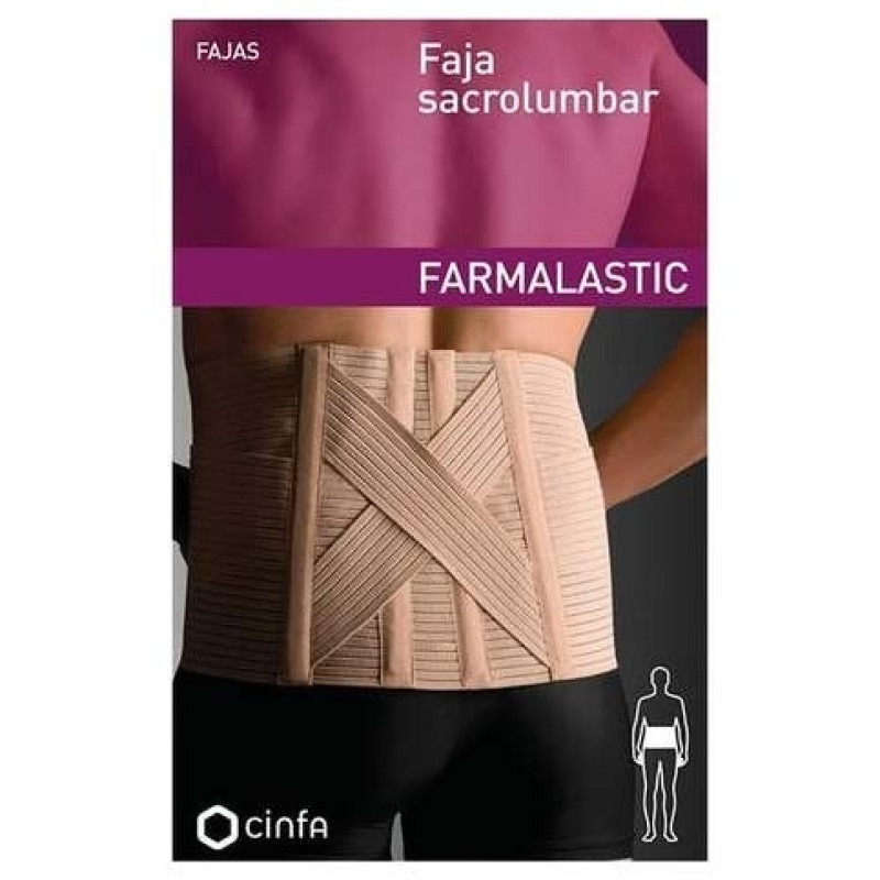 Faja Abdominal Mediana 3 Bandas 1ud - Farmalastic