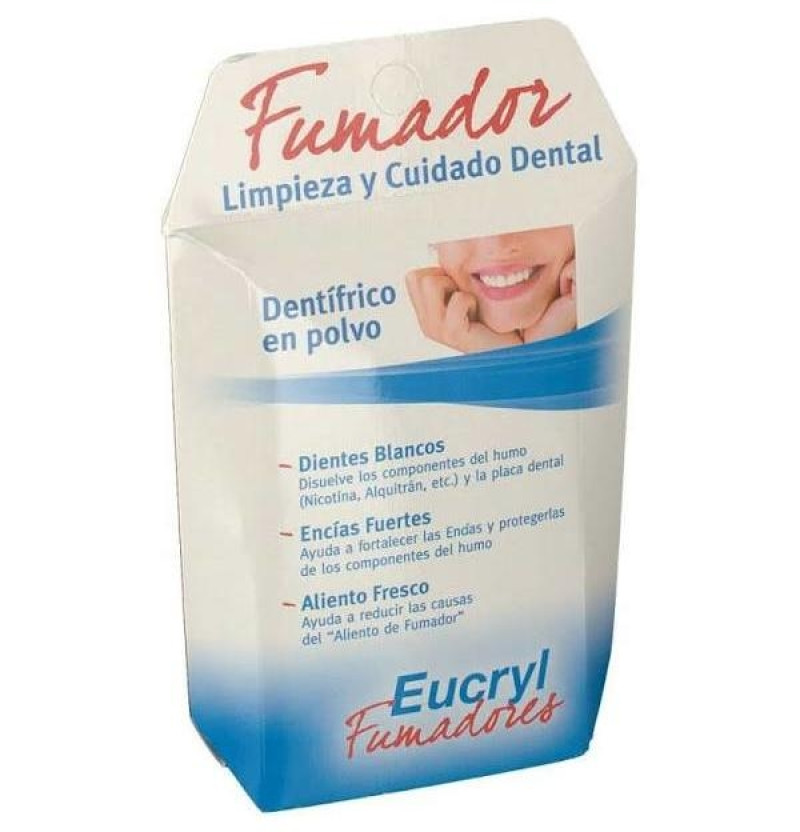 Eucryl Fumadores Cuidado Integral Polvo Dental (50 g) - Comanimesa