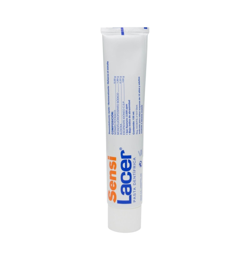 Sensilacer Sensibilidad Dental Pasta Dentifrica (1 Envase 125 ml) - Lacer Laboratorios Sa
