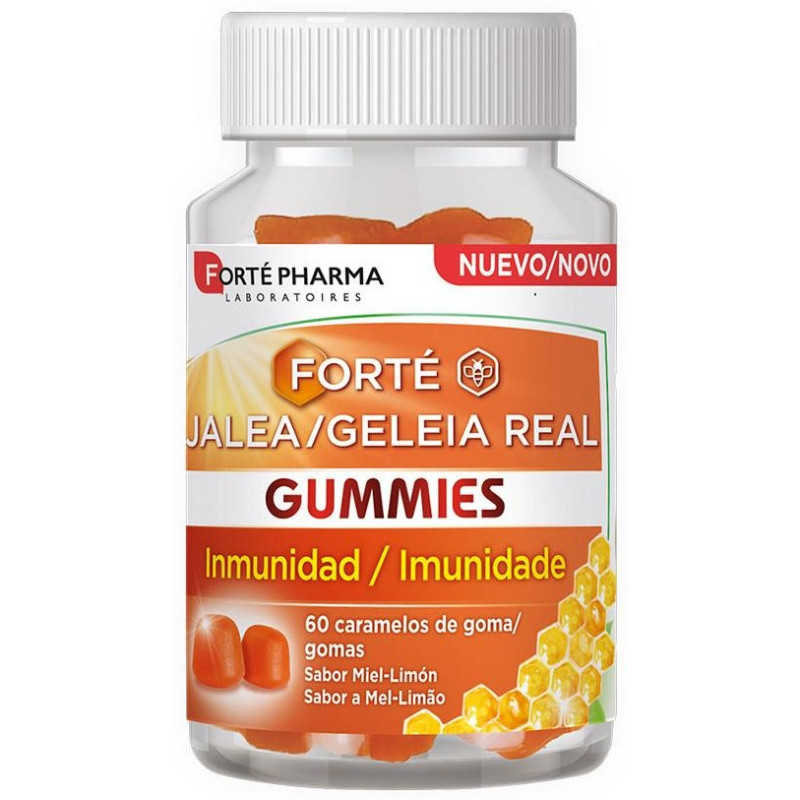 Jalea Real Gummies Sabor Miel Limón 60uds - Forte Pharma