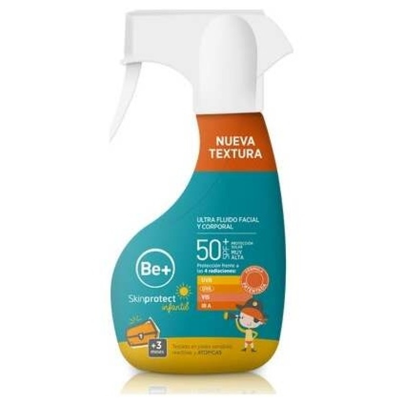 Be+ Skinprotect Infantil Fluido spf50+ Spray Facial Corporal 1ud - Otras Marcas