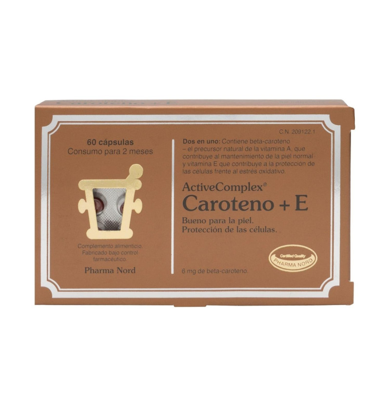 Activecomplex Caroteno+e (60 Cápsulas) - Pharma Nord