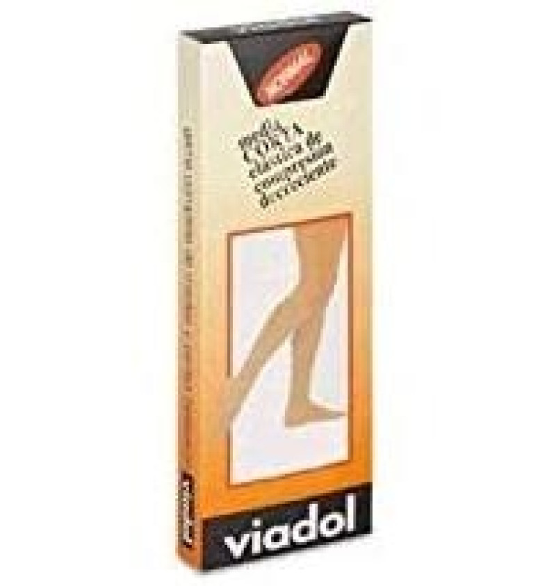 Media Larga (a - F) Compresion Normal - Viadol Va - 41 (talla Extragrande Color Beige) - Milo