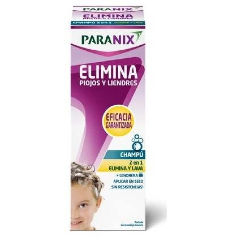 Elimina Piojos y Liendres Champú 200ml - Paranix