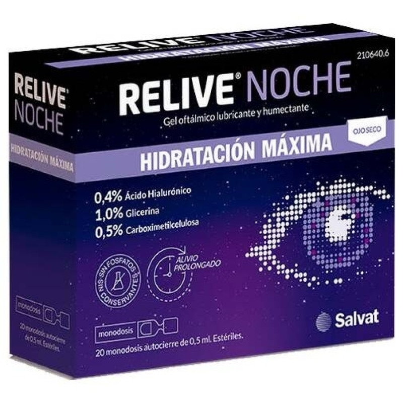 Relive Noche 20 Viales Monodosis - Otras Marcas