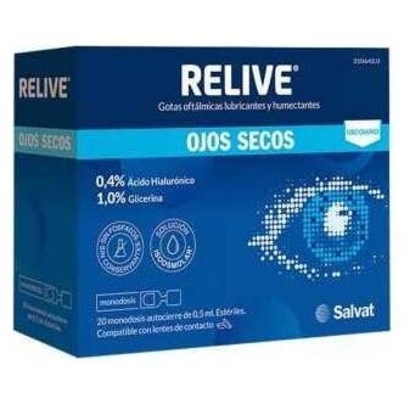 Ojos Secos 20 Monodosis - Relive