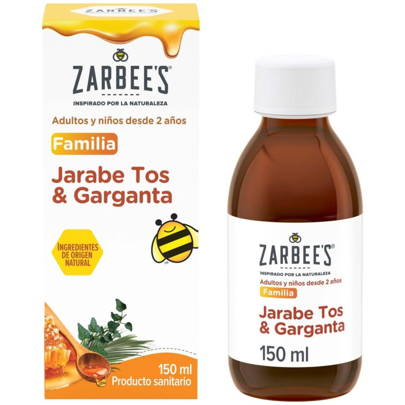 Familia Jarabe Tos y Garganta 150ml - Zarbee's