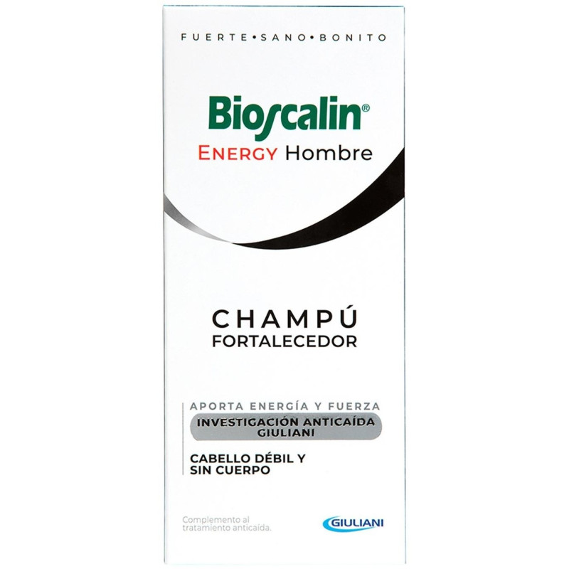 Bioscalin Energy Hombre Champú Fortalecedor, 200 ml - Boiron