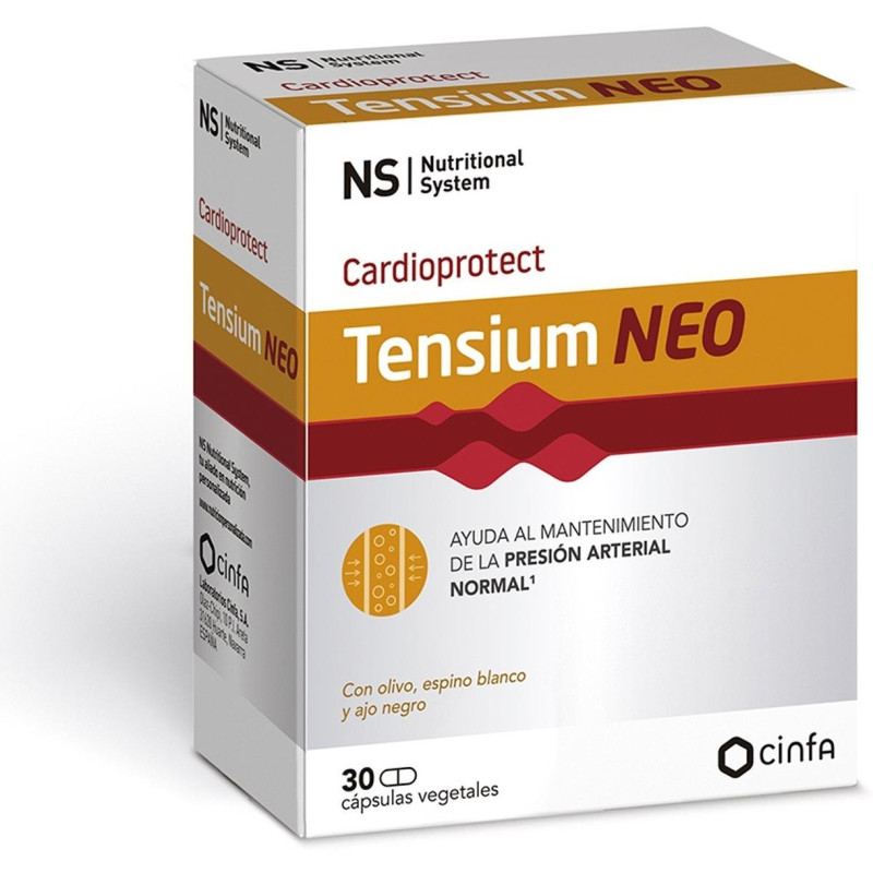 Ns Cardioprotect Tensium Neo 30 Cápsulas - Nutritional System