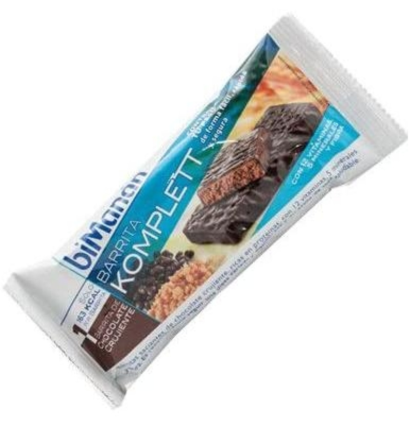 Bimanan Barrita Chocolate Crujientes Snack (24 Barritas 35 g) - Nutricion Sante