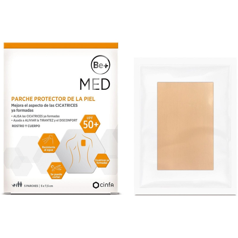 Med Parches Protección Piel 5x7,5cm 5u - Be+