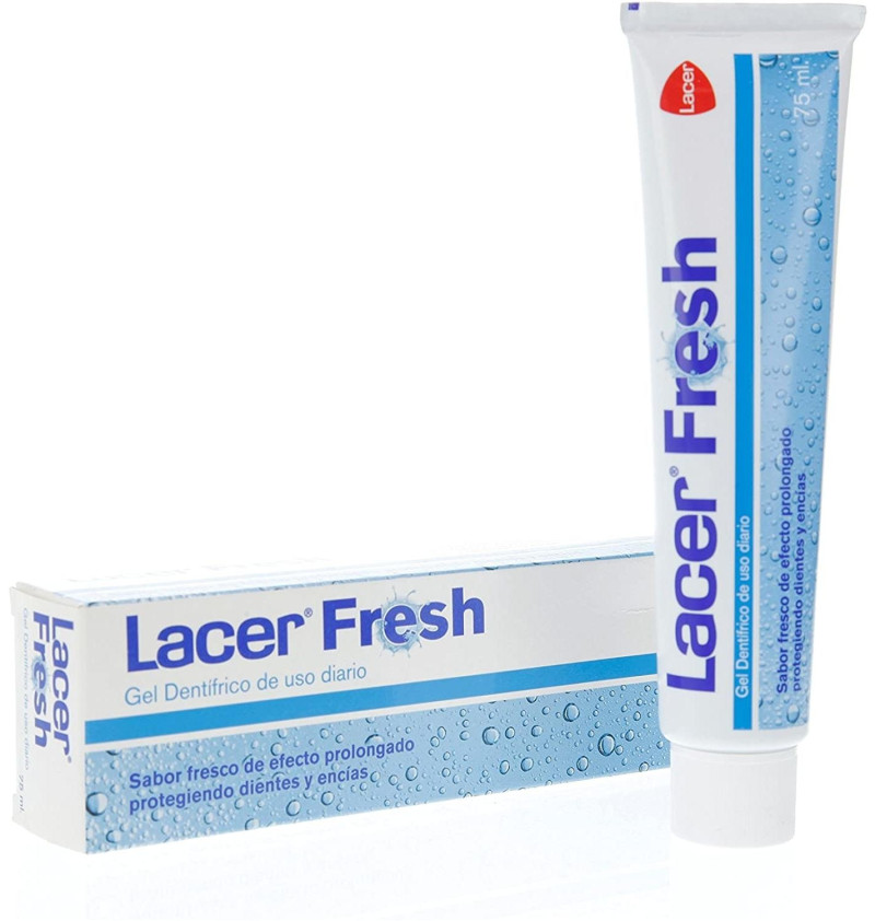 Lacer Fresh Frescor Prolongado Gel Dentifrico (1 Tubo 75 ml) - Lacer Laboratorios Sa